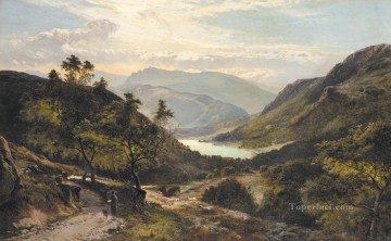 El camino hacia el lago Norte de Gales Sidney Richard Percy Pinturas al óleo